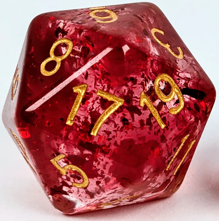 Roll 4 Initiative Alchemist's Stone XL D20 30mm image 0